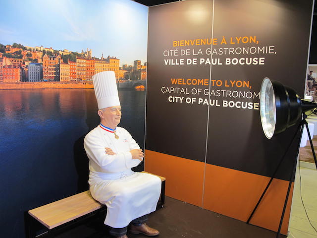 Chef Paul Bocuse. straight from Madame Tussaud's Wax Museum