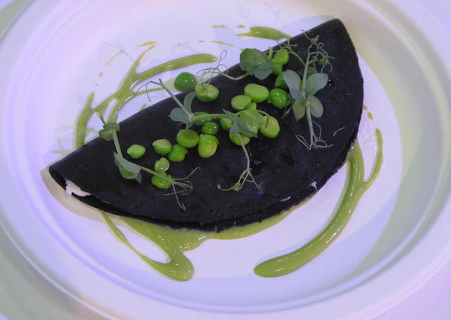 Excellent back crèpe with haddock by Felix Lo Basso