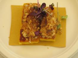 Fabio Abbastista . Crusted bread with lavarello fish 